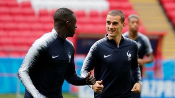 Griezmann entrenó tras confirmar que se queda en el Atlético