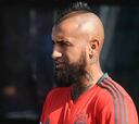 Vidal pasó las primeras pruebas: "Su rodilla respondió bien..."