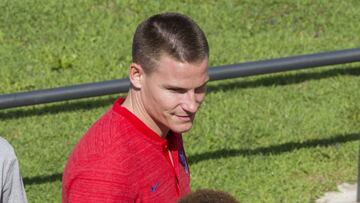 04 /08/18 PRETEMPORADA
 ATLETICO DE MADRID ENTRENAMIENTO EN RISCONE REISCHACH EN BRUNICO GIRA ITALIA
 GAMEIRO