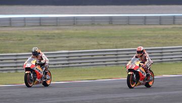 Marc Márquez y Dani Pedrosa. 