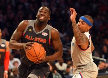 Draymond Green e Isaiah Thomas.