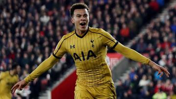 Remontada y goleada final del Tottenham en Southampton