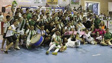 El C¨®rdoba ya es equipo de Primera Divisi¨®n de f¨²tbol sala