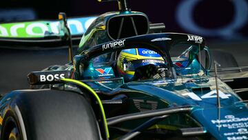 Fernando Alonso (Aston Martin AMR24). Bak¨², Azerbaiy¨¢n. F1 2024.
