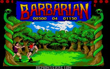 Captura de pantalla - Barbarian (ST)