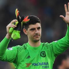 Courtois se lesionó el tobillo jugando al baloncesto