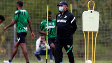 Imágenes del entrenamiento de Atlético Nacional de cara al partido frente a Junior de Barranquilla por los cuartos de final de la Copa BetPlay.