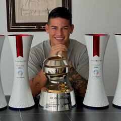 James Rodríguez: “A mis compañeros dedico estos premios”