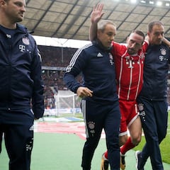 Ribery no será operado: estará de baja cerca de dos meses