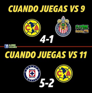 Los memes celebran al Cruz Azul y acaban con América