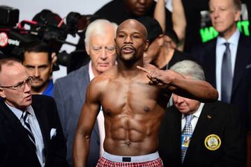 El boxeador estadounidense Floyd Mayweather.