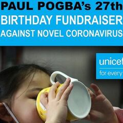 Pogba recoge fondos para luchar contra el coronavirus
