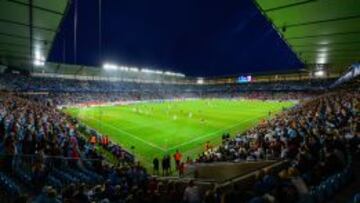 LLENAZO. El Swedbank Stadion (o Malmoe New Stadium) agot&oacute; sus localidades para ver el encuentro entre el Malmoe y el Real Madrid.
 