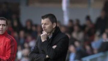 Miroslav Djukic durante el partido ante el Celta de Vigo.