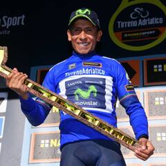 Nairo Quintana se defiende en la crono y gana su 2ª Tirreno