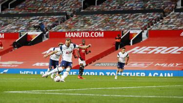 Old Trafford, durante el United-Tottenham.