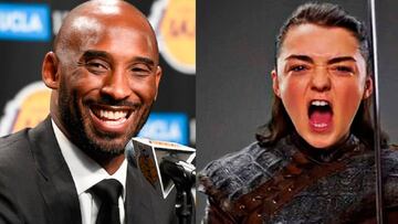 Kobe Bryant quiere aparecer en la lista de la venganza de Arya en 'Juego de Tronos'