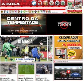 Portadas de la prensa extranjera