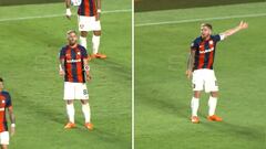 La reacción de Muniain cuando su entrenador le cambia: difícil verlo así