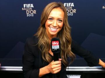 Kate Abdo la guapa presentadora del Balón de Oro 2016