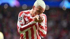 Griezmann se suma a la lista de los jugadores del Atlético con 300 o más partidos