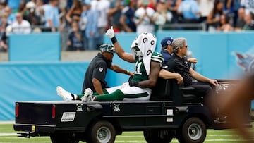 The New York Jets were dealt a huge blow when they learned that defensive end Jermaine Johnson had torn his Achilles.