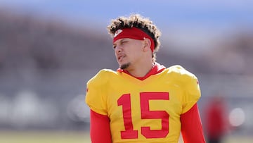 The Kansas City Chiefs, led by QB Patrick Mahomes, went through their paces ahead of Sunday’s showdown with the 49ers.