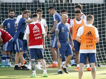 Barcelona 01Junio 2018, Espaa
Previa al Mundial 2018
Entrenamiento de la seleccion Argentina Ciudad Deportiva Joan Gamper, Barcelona.
Jorge Sampaoli DT
Foto Ortiz Gustavo
