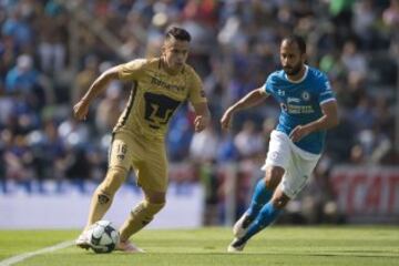Así se dio el encuentro entre cementeros y los felinos celebrado esta tarde en el Estadio Azul