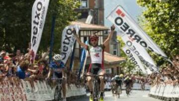 Barbero celebrando la victoria en la pasada edición.