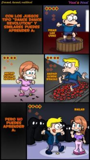 ¡Danzad, danzad, malditos!