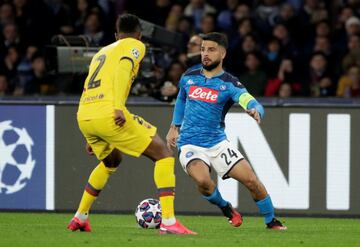 Lorenzo Insigne y Nelson Semedo.