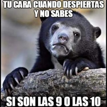 Los memes más graciosos sobre el cambio de hora