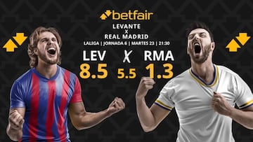 Levante UD vs. Real Madrid: horario, dónde ver, pronósticos y clasificación