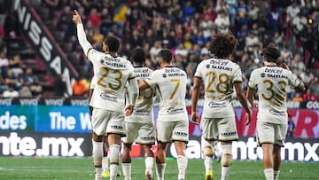 during the 8th round match between Tijuana and Pumas UNAM as part of the Liga BBVA MX Varonil, Torneo Clausura 2026 at Caliente Stadium, on February 27, 2026 in Tijuana, Baja California, Mexico.