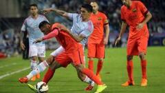 Directo: Pedro y Bartra, titulares en el Barcelona ante Almería