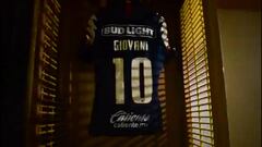 En redes sociales circula un video en el que luce la camiseta azulcrema con el dorsal n&uacute;mero &#039;10&#039; y el nombre de &#039;Giovani&#039;, aunque no fue publicado por fuentes oficiales.