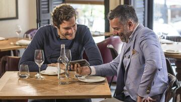 14/05/18 ENTREVISTA DE GUILLEM BALAGE A MARCOS ALONSO JUGADOR DEL CHELSEA
FOTO ENVIADA MATTHEW.ABURLING.