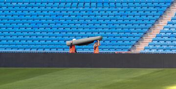 Así avanzan las obras del Santiago Bernabéu