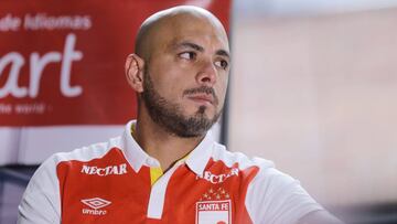 Omar P&eacute;rez, jugador de Santa Fe