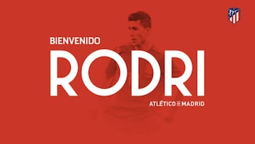 Rodri ficha por el Atl&eacute;tico