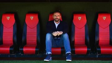 Monchi, en uno de sus últimos días en Nervión.