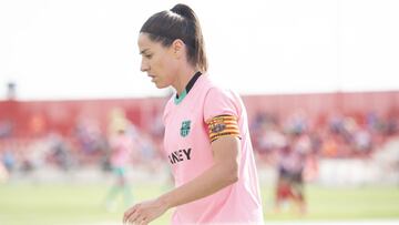 Vicky Losada durante el partido contra el Atl&eacute;tico.