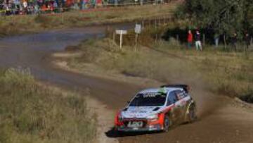 Paddon, durante la jornada de hoy en Argentina.