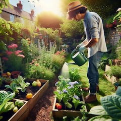 Paint red pebbles in the summer and put them in the garden: How to frustrate birds with this trick