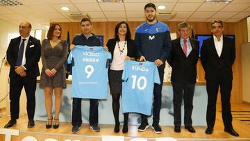 Javier Martos (Unicef), Nuria Pizarro (Telefónica), José María Berrocal (Movistar Estudiantes), María José Riendia (CSD), Édgar Vicedo (Estudiantes), Fernando Galindo (Movistar Estudiantes) y Albert Soler (Barcelona).