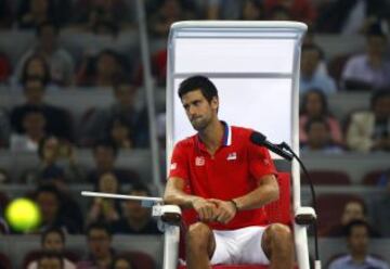 Exhibición de Djokovic