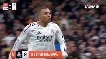El golazo de Mbappé con una celebración de Ancelotti que no se le ha visto jamás en España