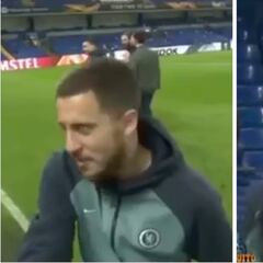 La reacción de Higuaín cuando le preguntan a Hazard por el Madrid, ¿definitoria?