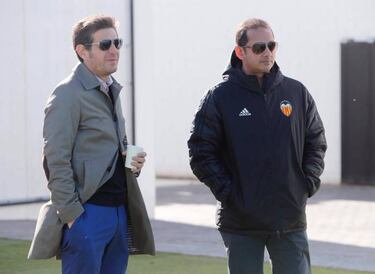Mendes se rene en Valencia con Anil Murthy y Mateo Alemany